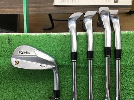 中古】 本間ゴルフ TOUR WORLD TR21X 5S アイアンセット IR NS PRO