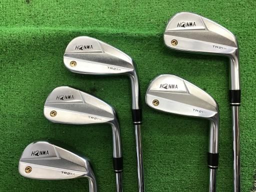 中古】 本間ゴルフ TOUR WORLD TR21X 5S アイアンセット IR NS PRO