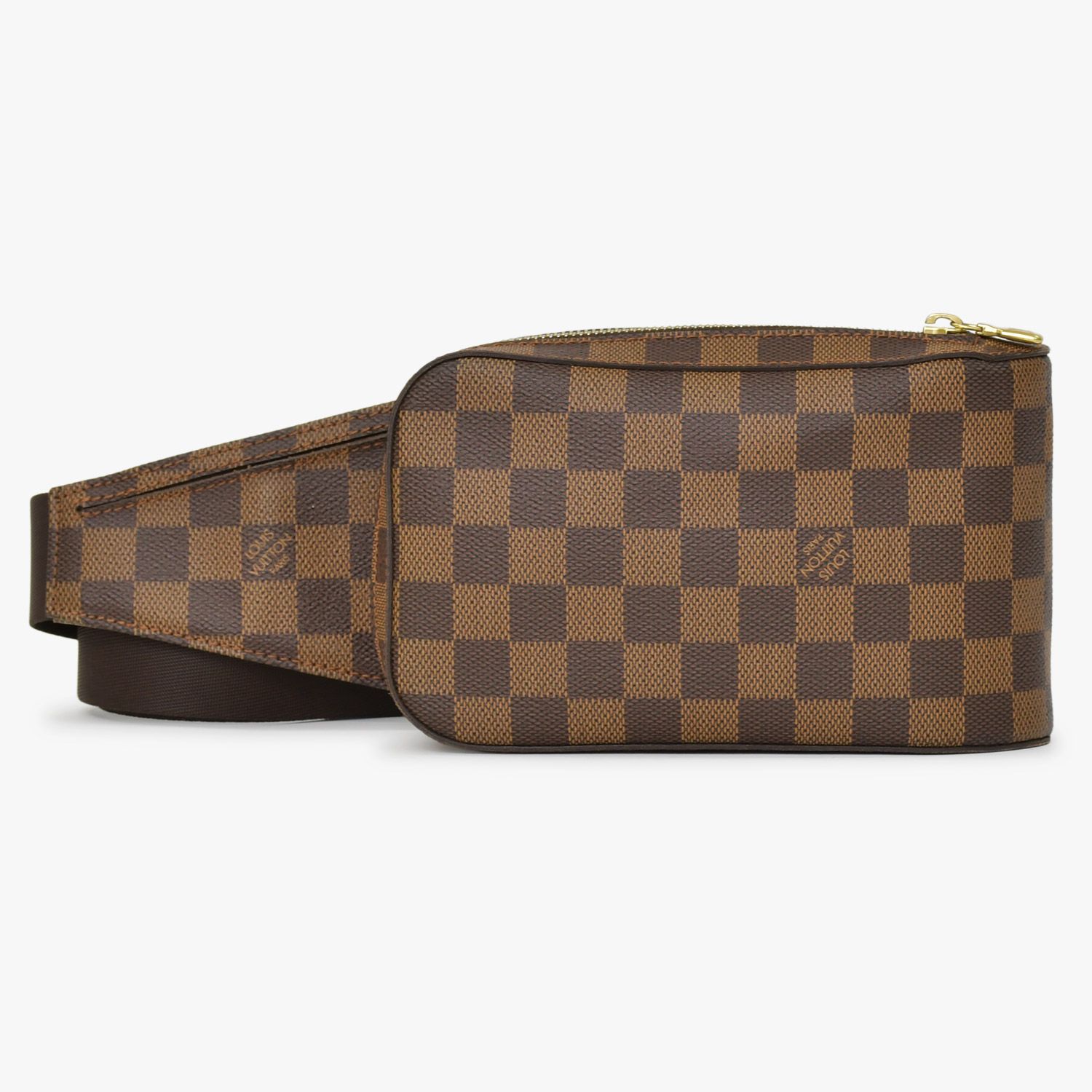LOUIS VUITTON ルイヴィトン ジェロニモス ウエストバッグ ボディバッグ N 51994 ダミエ ブラウン 4 b 010990