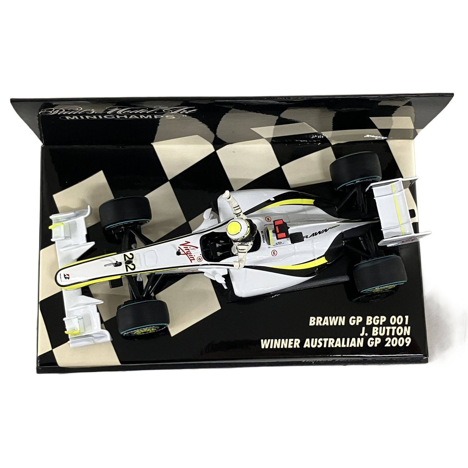 MINICHAMPS ブラウンGP BGP001 J.バトン オーストラリアGP 優勝 2009 1
