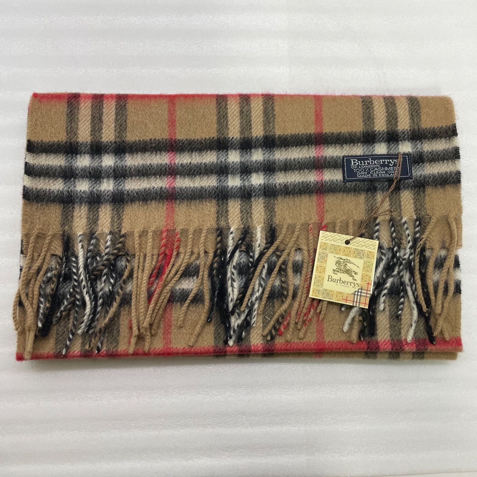 Burberrysマフラーカシミア100%ノバチェックイングランド製 【公式通販】