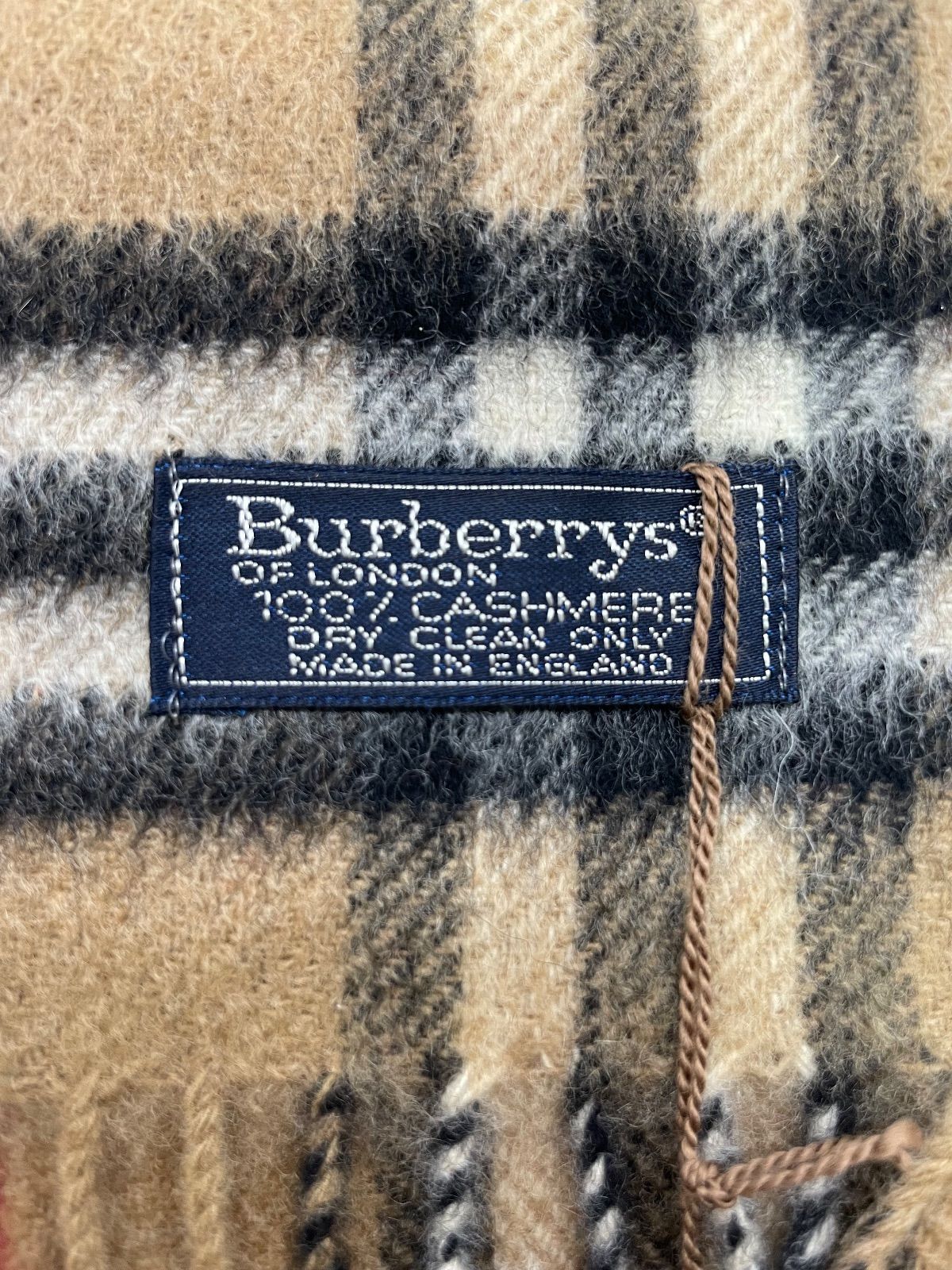 Burberrys バーバリーズ カシミヤ100% マフラー ノバチェック 英国製