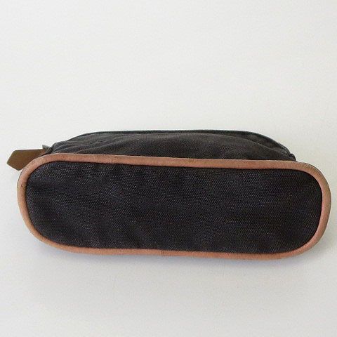 エルメス HERMES ボリード ポーチ15 ミニミニ キャンバス レザー Hロゴ