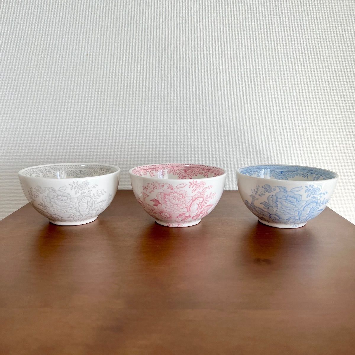 バーレイburleighプラムアジアティックフェザンツ シュガーボウルS 2点 Burleigh（バーレイ） ｜ピンク アジアティック フェザンツ シュガー