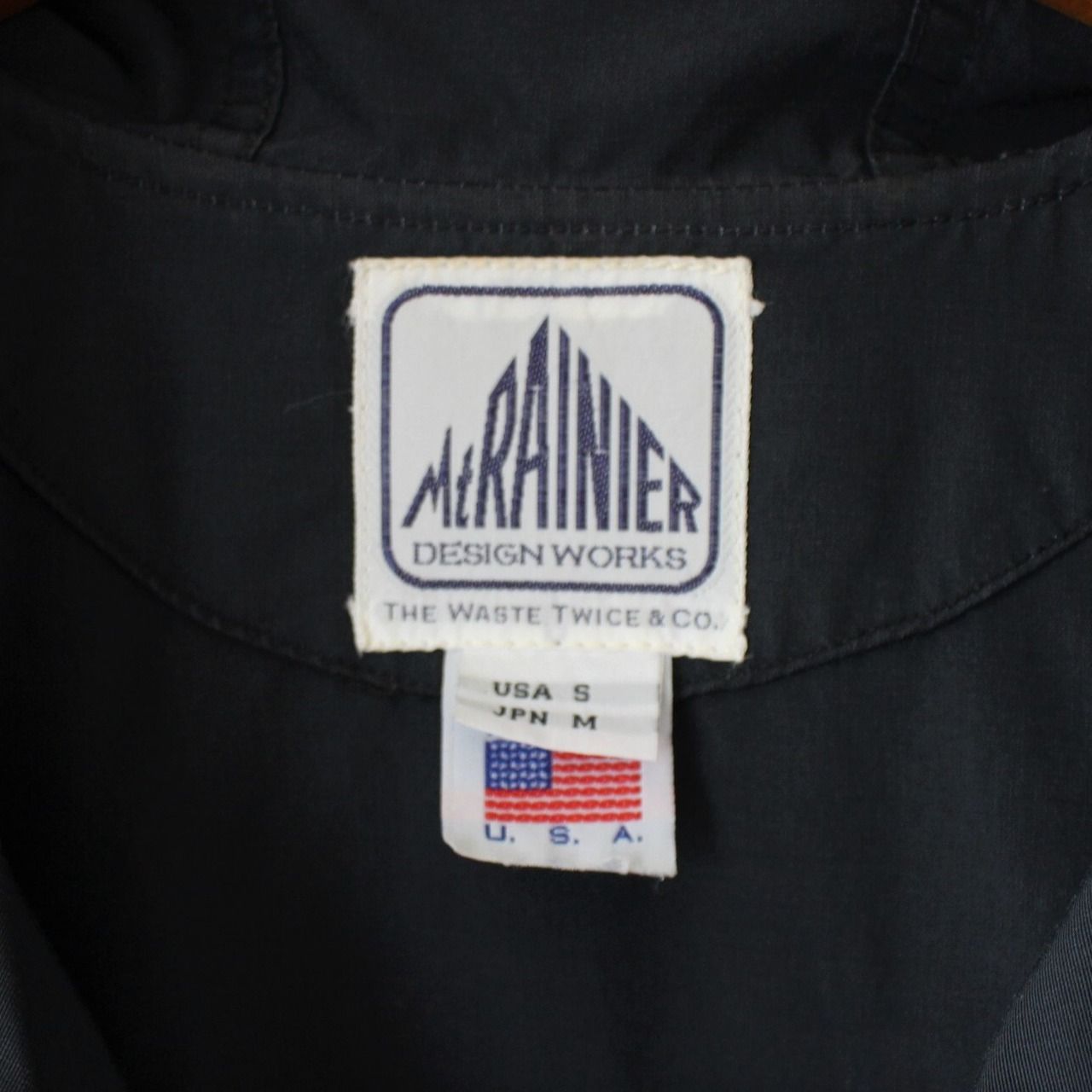 レア定価47 USA製 WASTE TWICE MT.RAINIER 60/40 ジップ マウンテン 