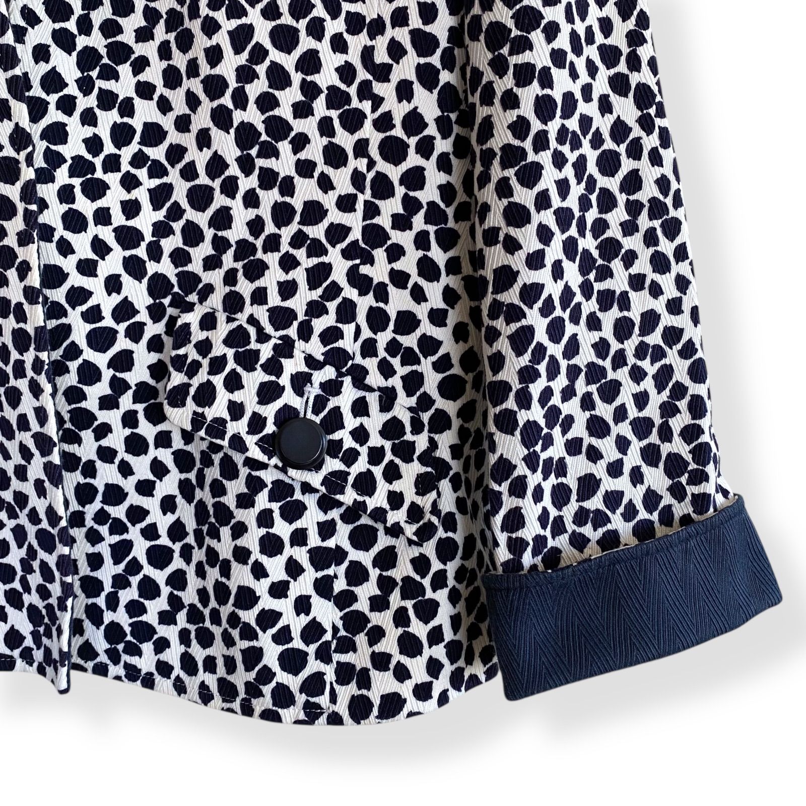 jun ashida ジュンアシダ ネイビー×ホワイト レディース アウター