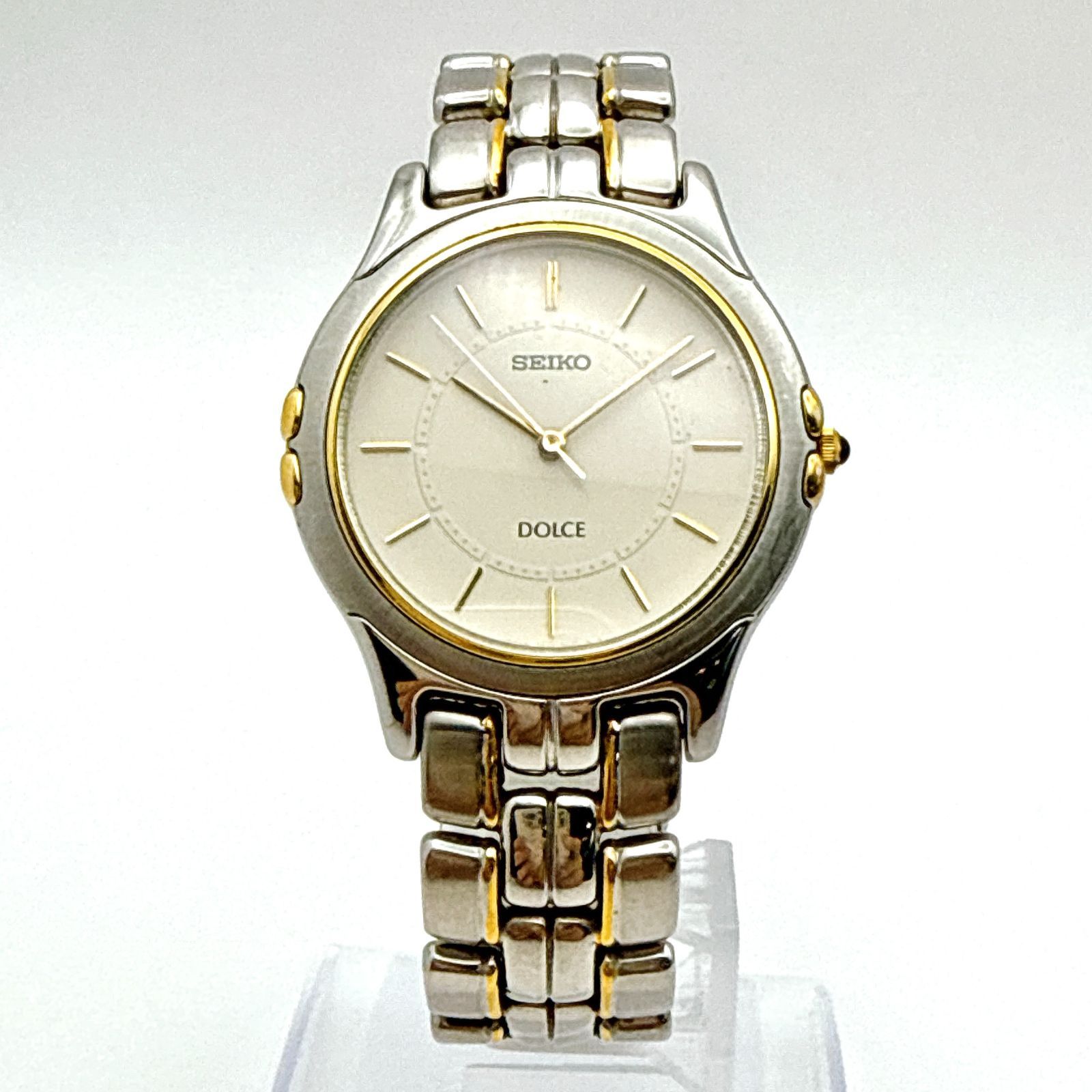 B093【美品】 SEIKO DOLCE セイコー ドルチェ 薄型 コンビカラー