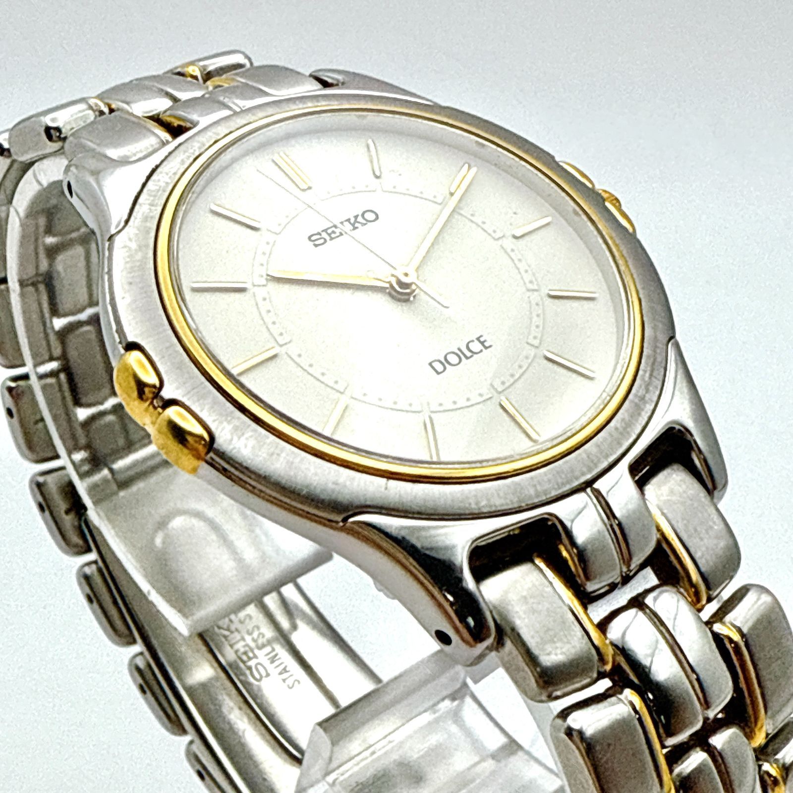 Seiko dolce セイコー　ドルチェ B093【美品】 SEIKO DOLCE セイコー ドルチェ 薄型 コンビカラー