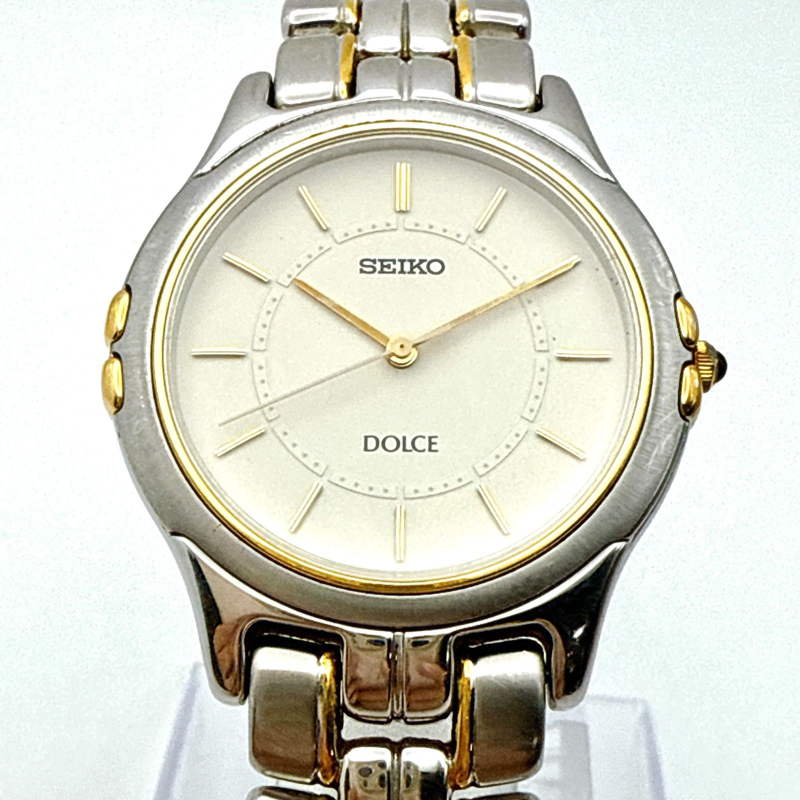 B093【美品】 SEIKO DOLCE セイコー ドルチェ 薄型 コンビカラー