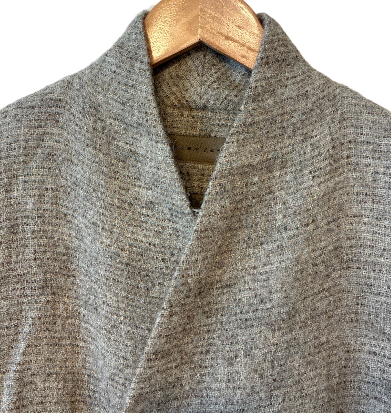 Z1726 Jurgen Lehl ヨーガンレール ロングコート レディース グレー S