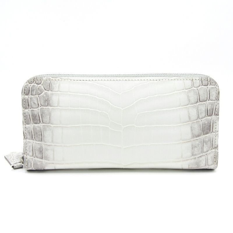 美品 SENNYU 新進工房 長財布 ヒマラヤクロコ クロコダイル バタール