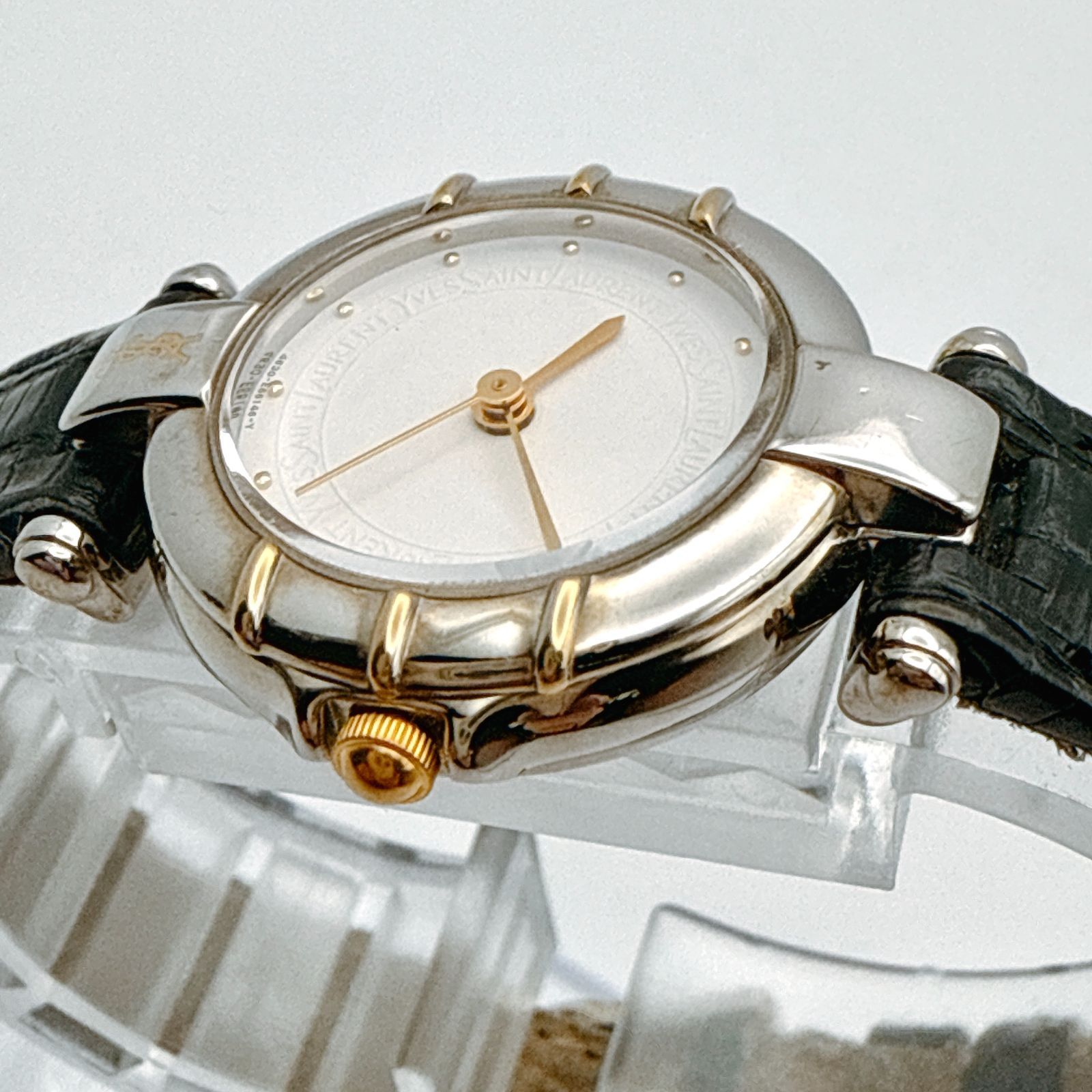 A116【極美品・オリジナルベルト】YSL Yves Saint Laurent イヴ・サン