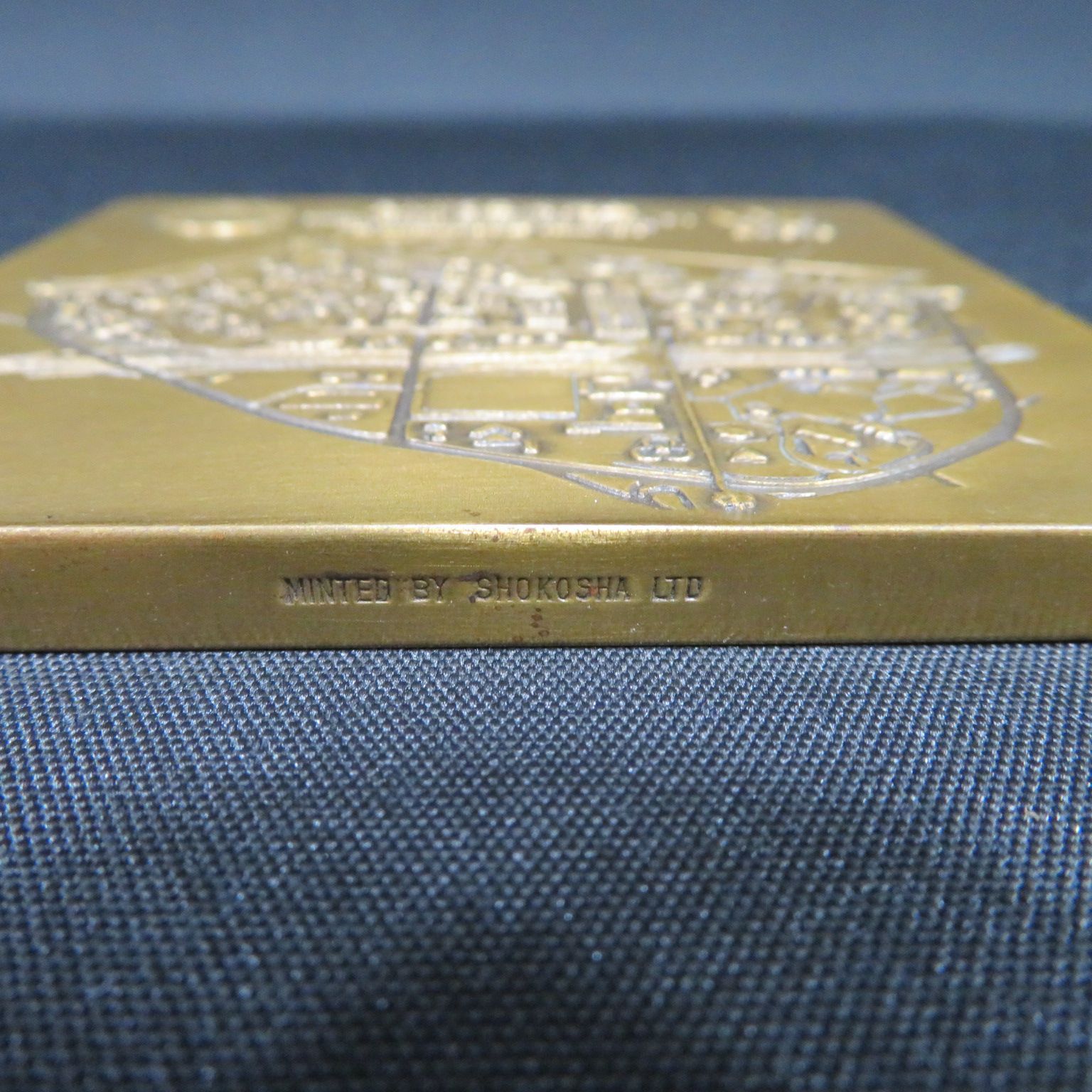 7407☆日本万国博覧会□記念プレート□1970年□EXPO'70□記念プレート