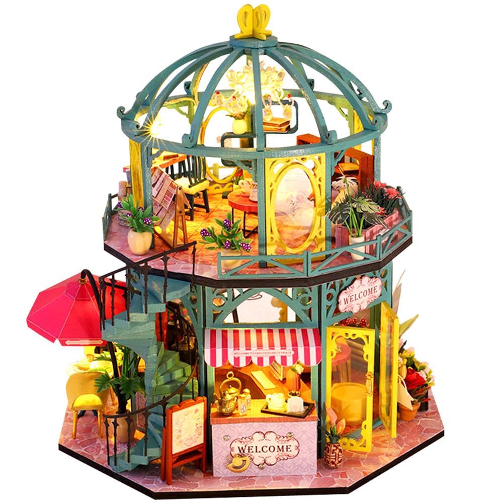 花かんむりのミニョネット♡アンティークドール 在庫処分】moin moin ドールハウス ミニチュア 手作りキット セット 1