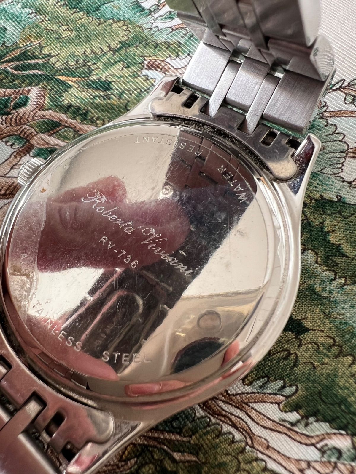  ロベルタ ヴィヴィアーニ 自動巻き時計 サン ムーン スケルトン 稼働品 カットソー 自動巻き時計 腕時計(アナログ)