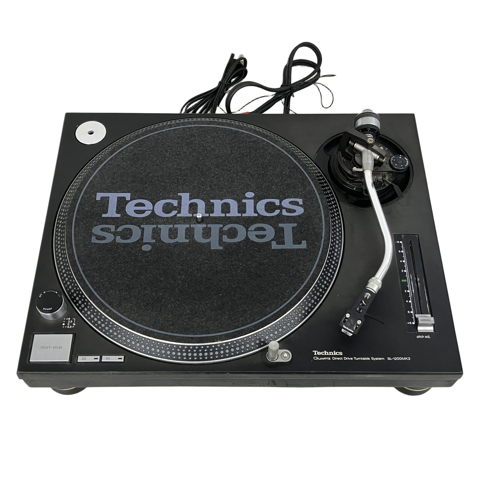 Technics SL-1200MK3 レコードプレーヤー本体 Technics SL-1200MK3 ターンテーブル レコードプレーヤー音響機材 中古