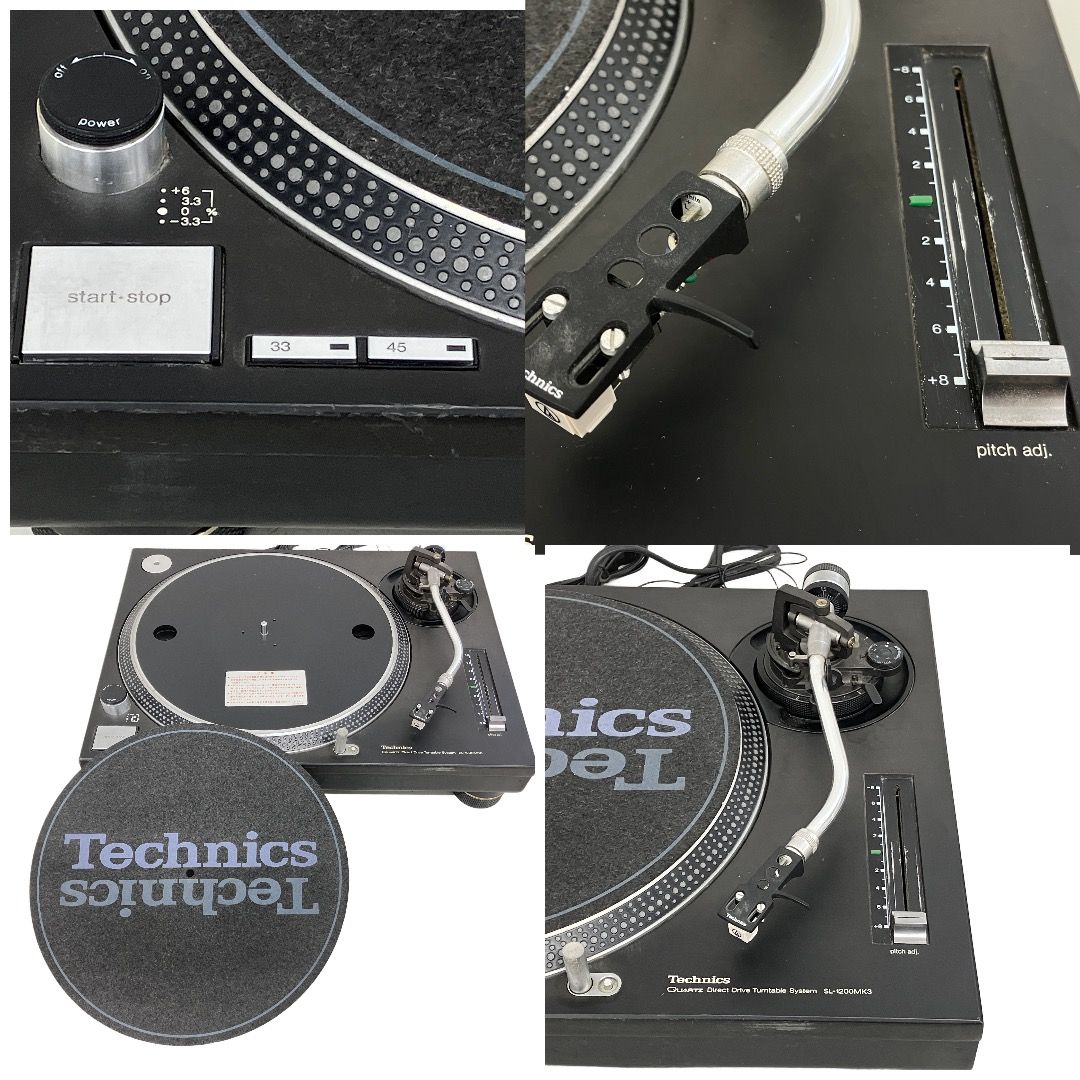 Technics SL-1200MK3 ターンテーブル レコードプレーヤー音響機材 中古