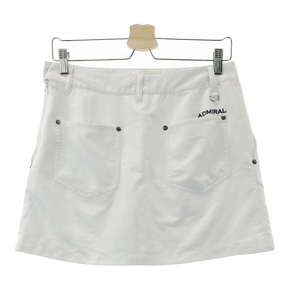 サイズ：M ADMIRAL アドミラル インナー付き スカート ホワイト系