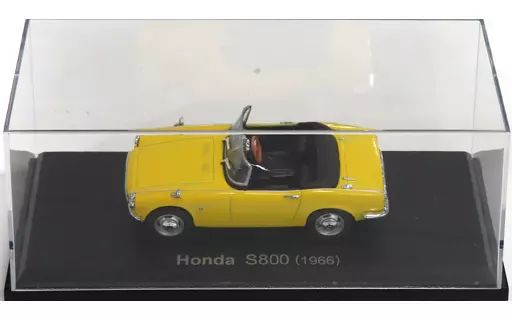 ミニカー HONDA S800 中古】ミニカー [単品] 1/43 Honda S800 1966(イエロー) 「隔週刊国産