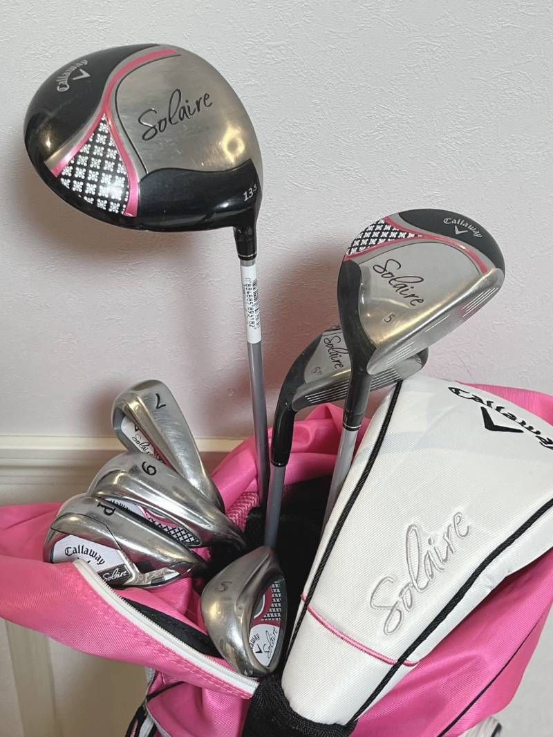 Callaway Solaire ソレイル ピンク キャディバック アイアン パター