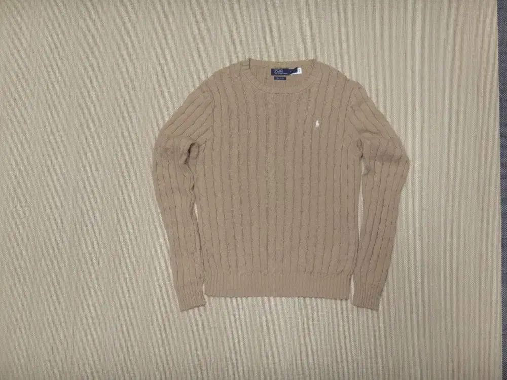 M ポロラルフローレン レディース ラウンド ケーブル編み セーター