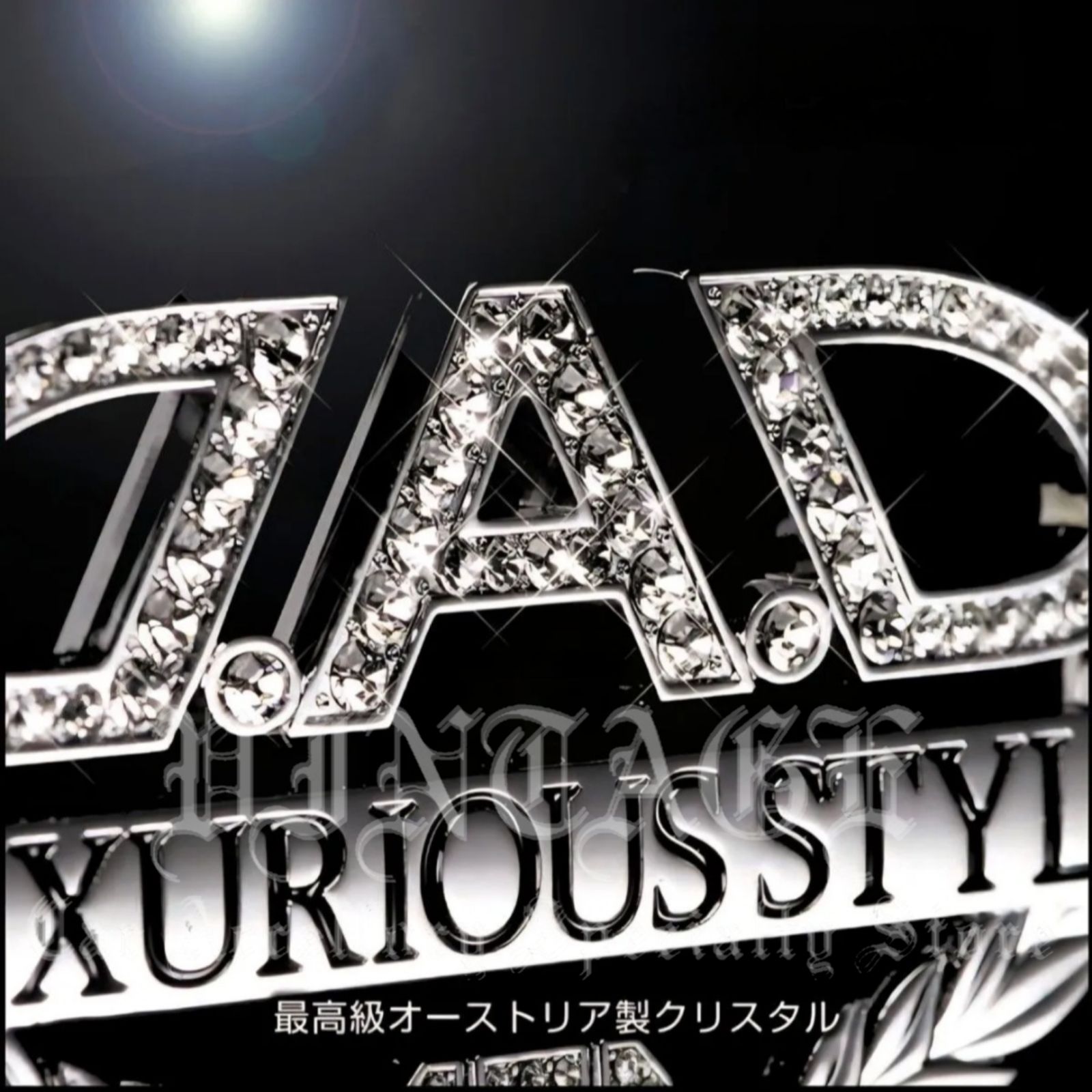 ＤＡＤミラーネックレスディルスタイプシルバークリスタル中古品 DADミラーネックレスディルスタイプシルバークリスタル中古品