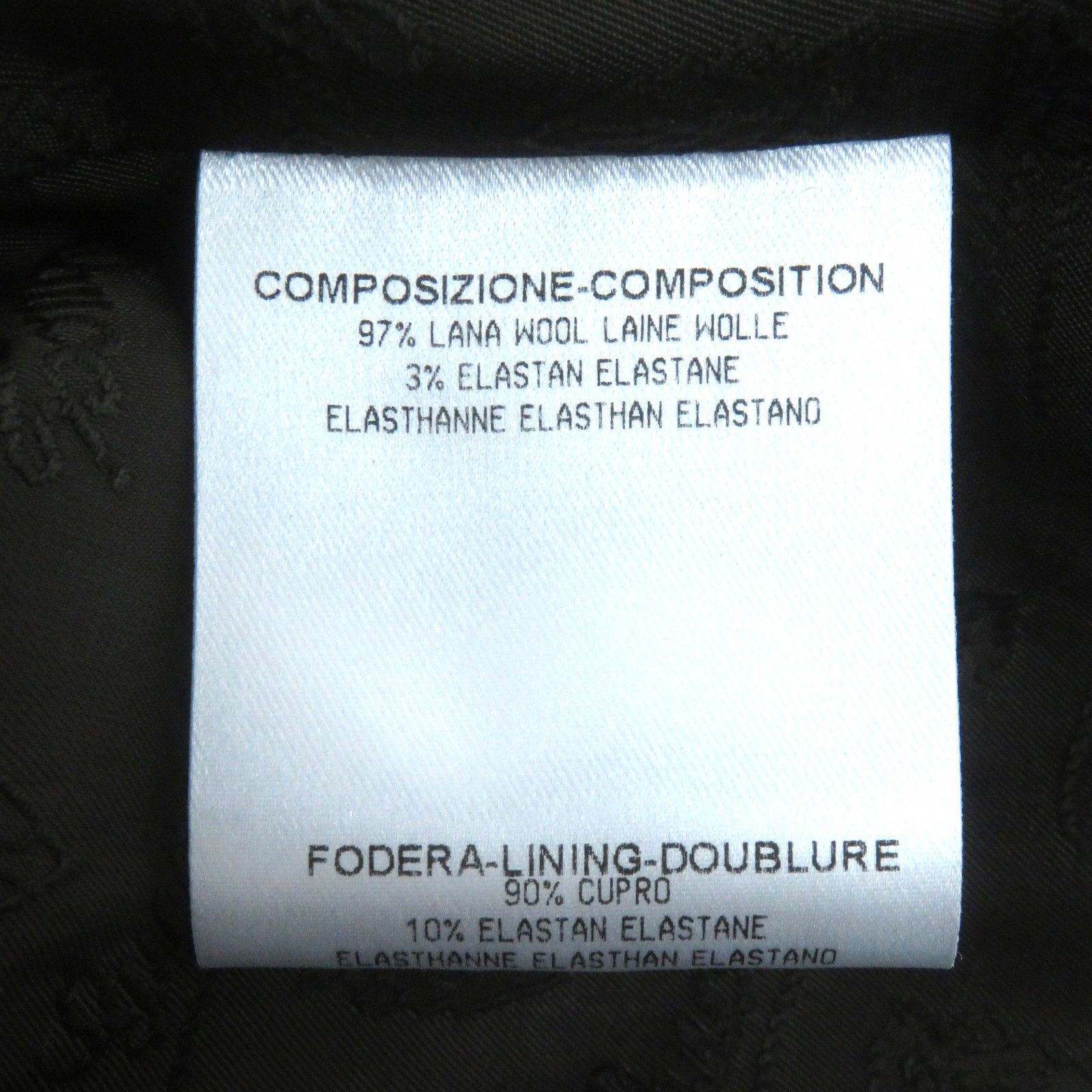 極美品△GUCCI グッチ ウール 裏地ロゴ総柄 クレストボタン シングル