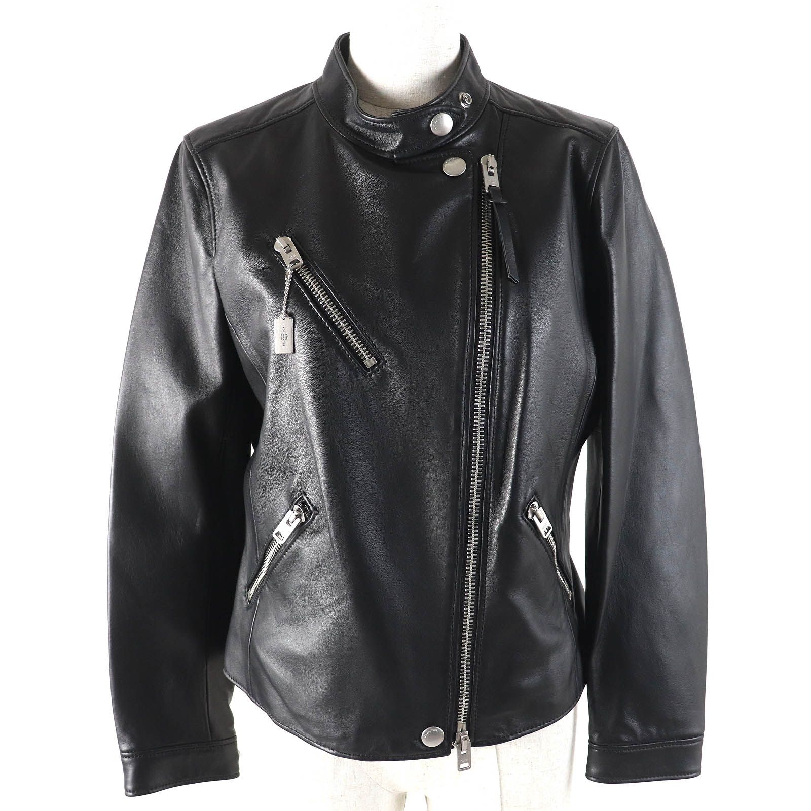 極美品△COACH コーチ F33830 アップタウンレーサージャケット