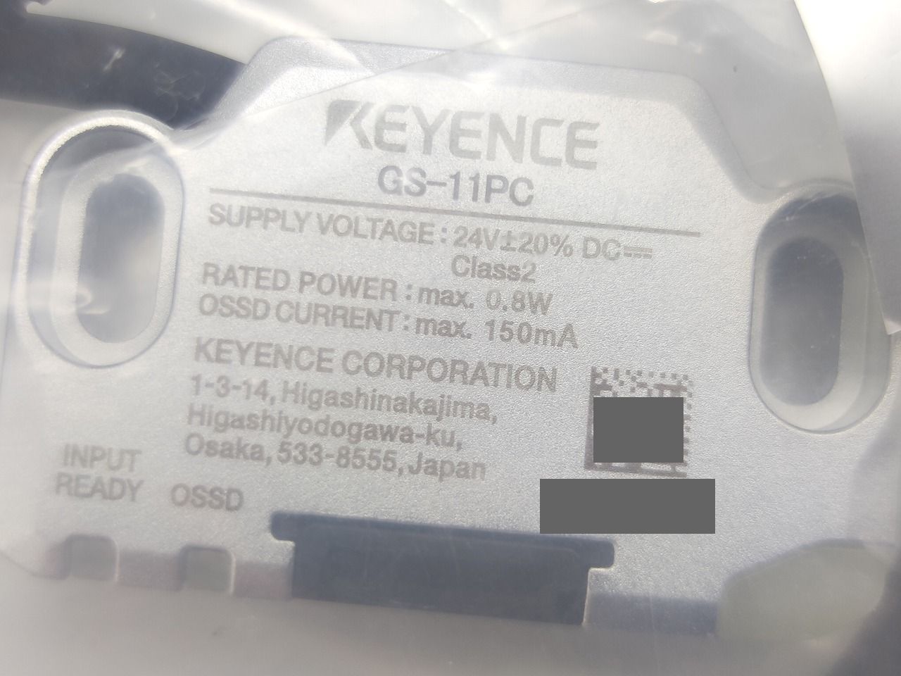 インボイス対応 箱なし 本体のみ キーエンス KEYENCE GS-11 PC その11