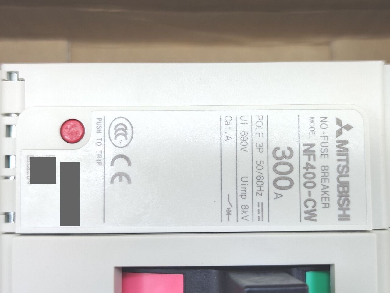 インボイス対応 箱汚れいたみあり 三菱 NF 400-CW 3 P 300 A その1