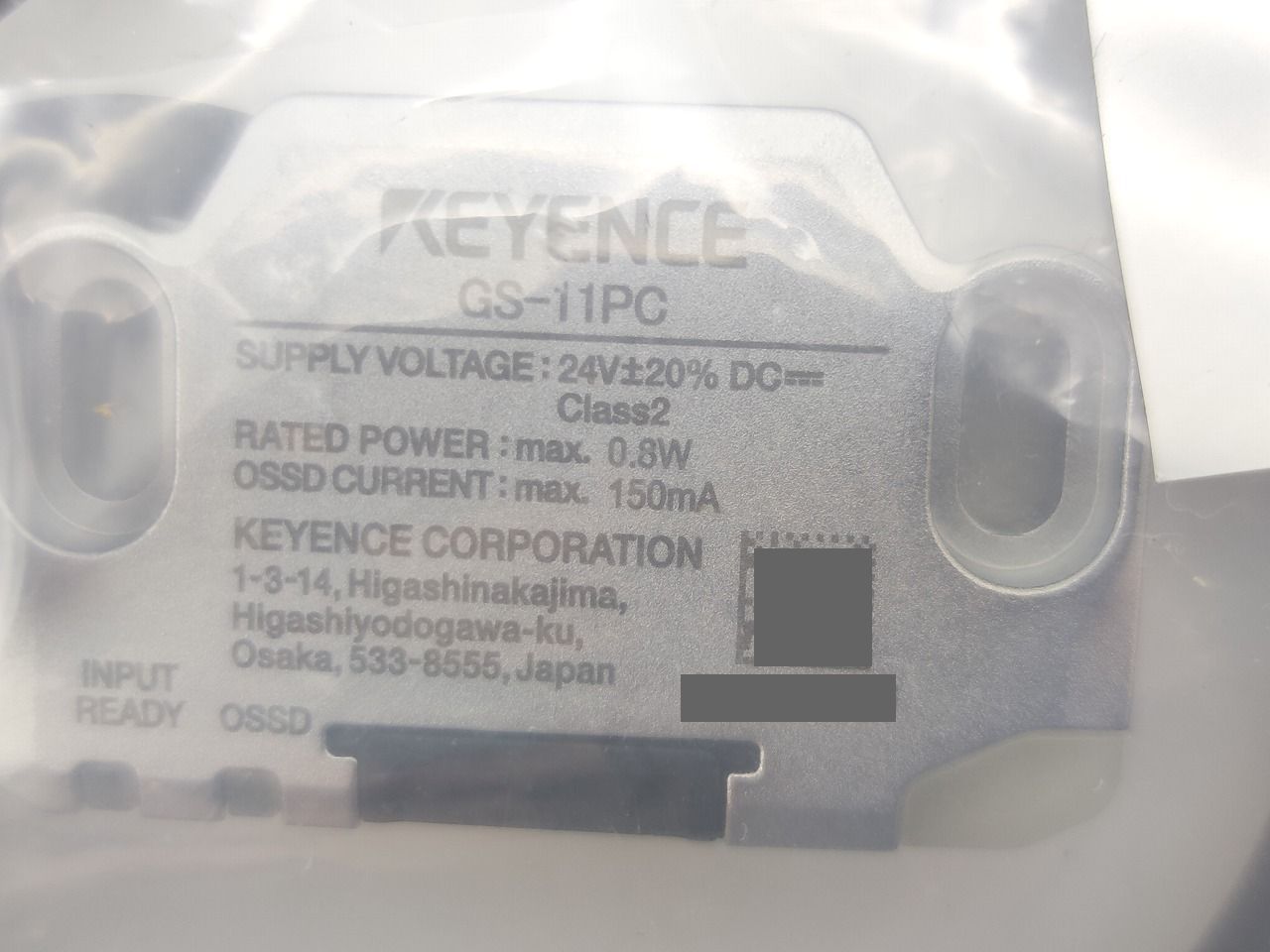 インボイス対応 箱なし 本体のみ キーエンス KEYENCE GS-11 PC その2