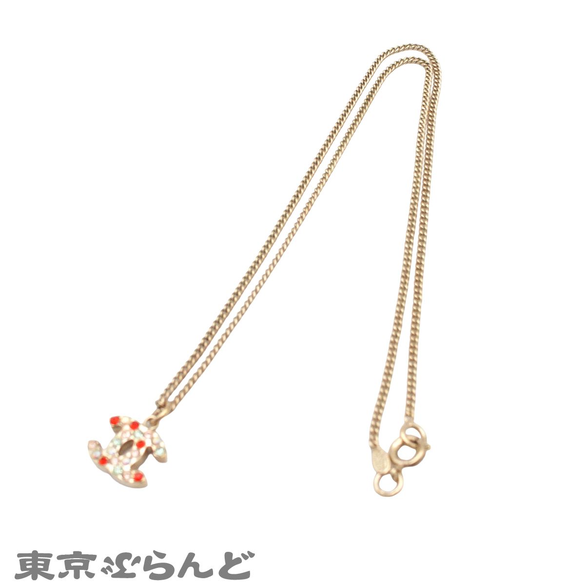 CHANEL ゴールドネックレス　25C 新作コスチュームジュエリー ネックレス、ペンダント - コスチューム ジュエリー — ファッション