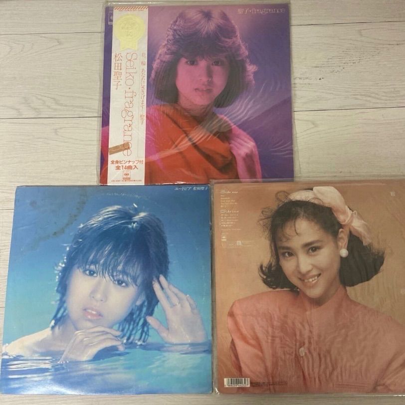 当時物 松田聖子 LPレコード まとめ Seiko・fragrance ユートピア