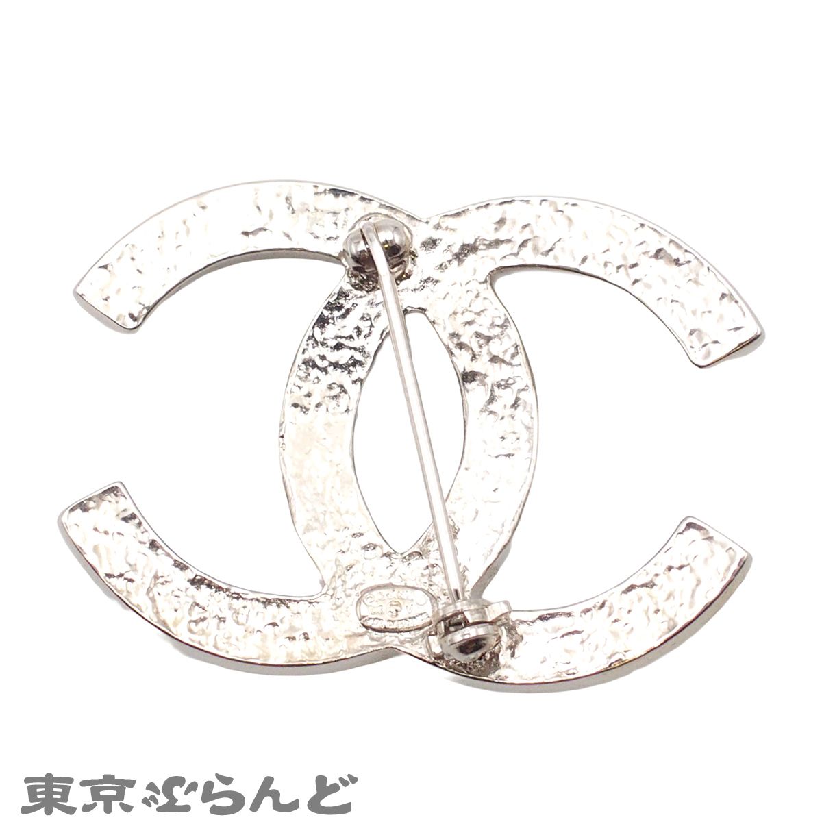 【ニちゃん専用】CHANEL シャネル ブローチ シルバー コスチューム シャネル CHANEL ブローチ シルバー メタル ココマーク フェイクパール