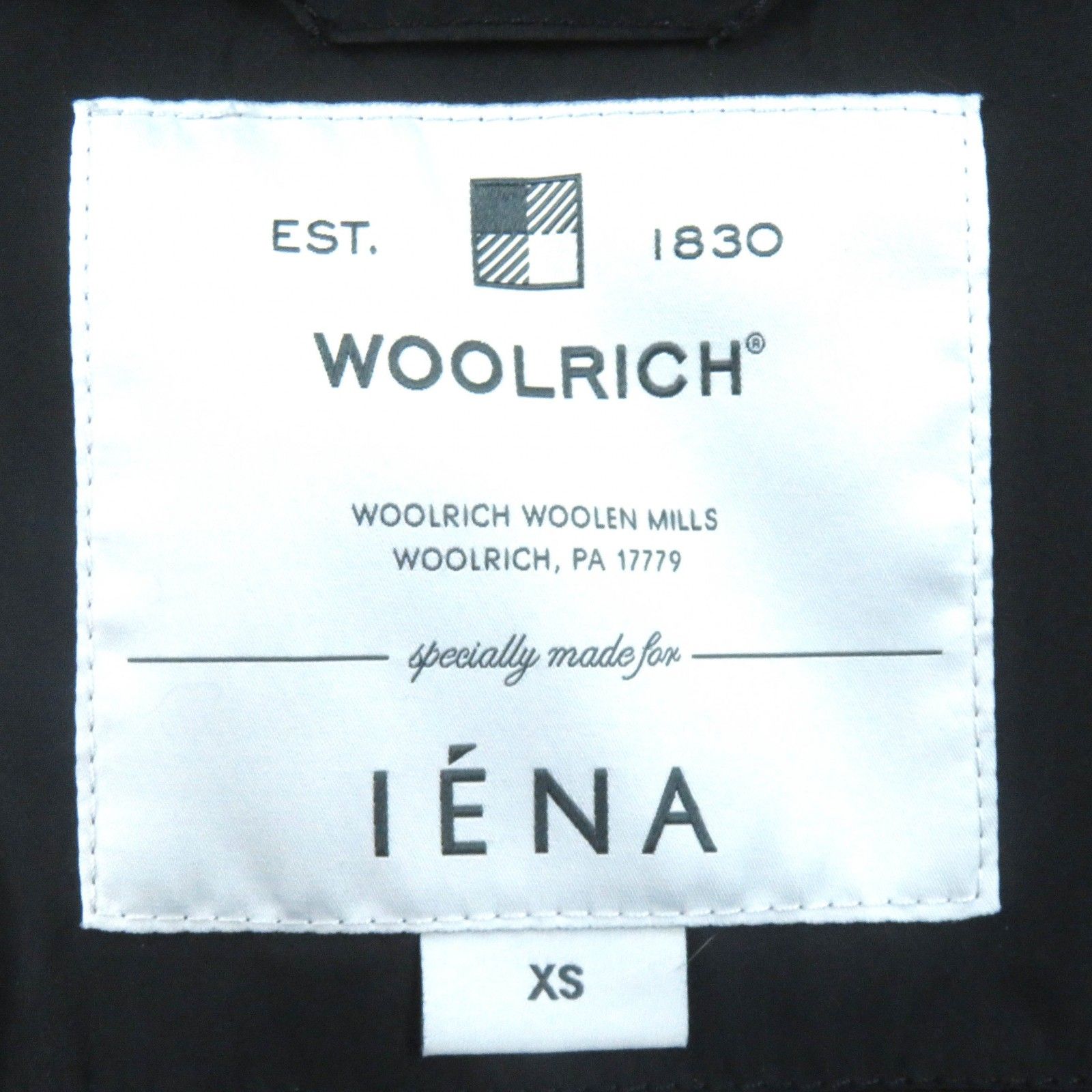 美品△WOOLRICH ウールリッチ WWCPS2874 COCOON ESKIMO イエナ別注 