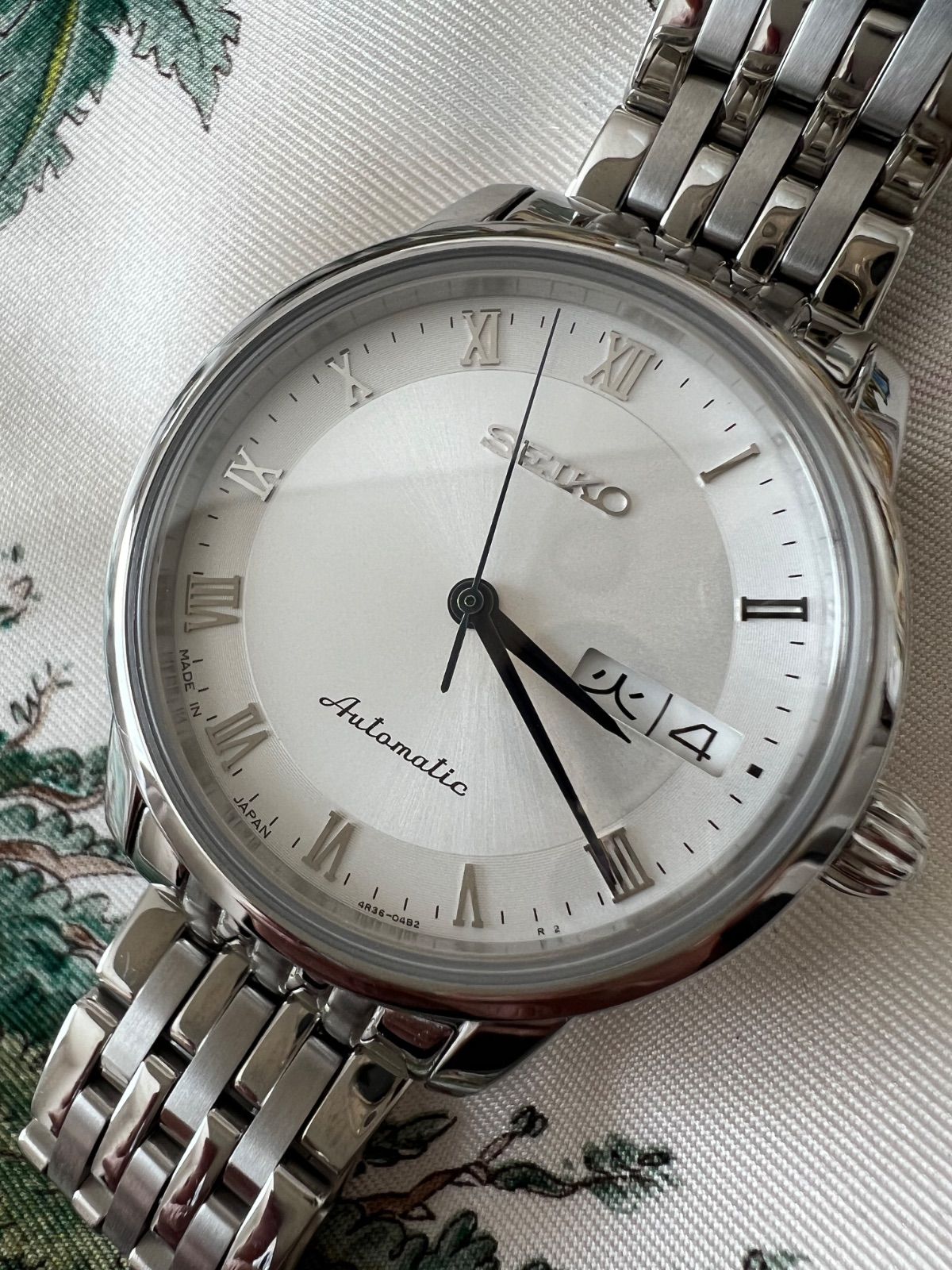 セイコー オートマティック 4R36 04F0 裏スケルトン 自動巻き 稼働品