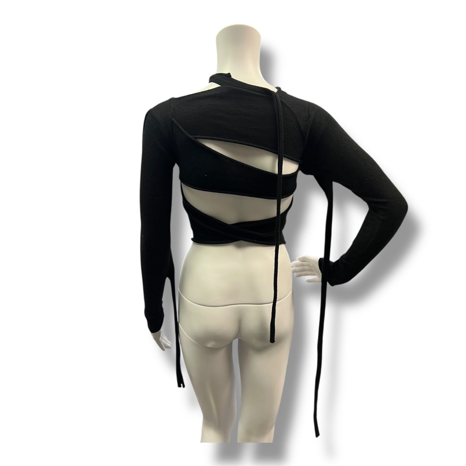 OTTOLINGER 25AW CUT-OUT LONG SLEEVE KNIT TOP カットアウトロング 