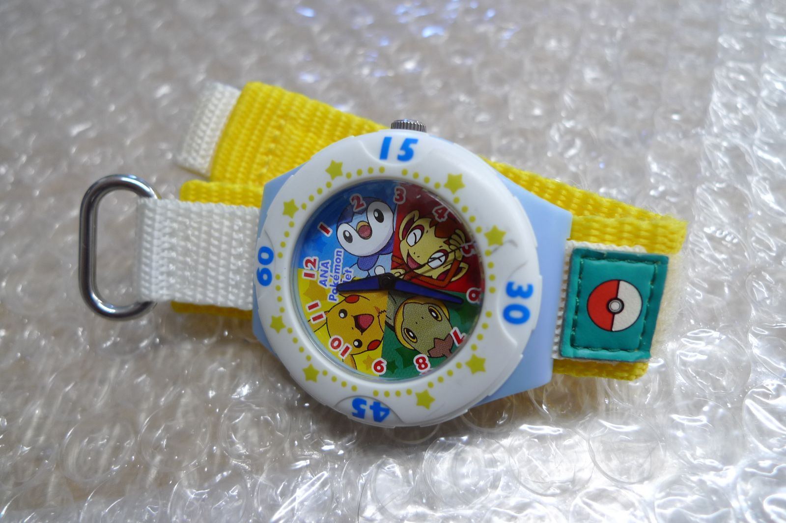 ANA ポケモンジェット　ポケモンコラボ スポーツウォッチ腕時計 現状品 ANA ポケモンジェット ポケモンコラボ スポーツウォッチ腕時計 現状品