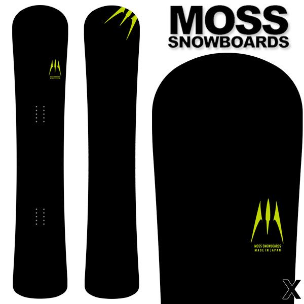 MOSS スノーボード モス An BLACK 151⁄153.5⁄155 MOSS モス スノーボード板