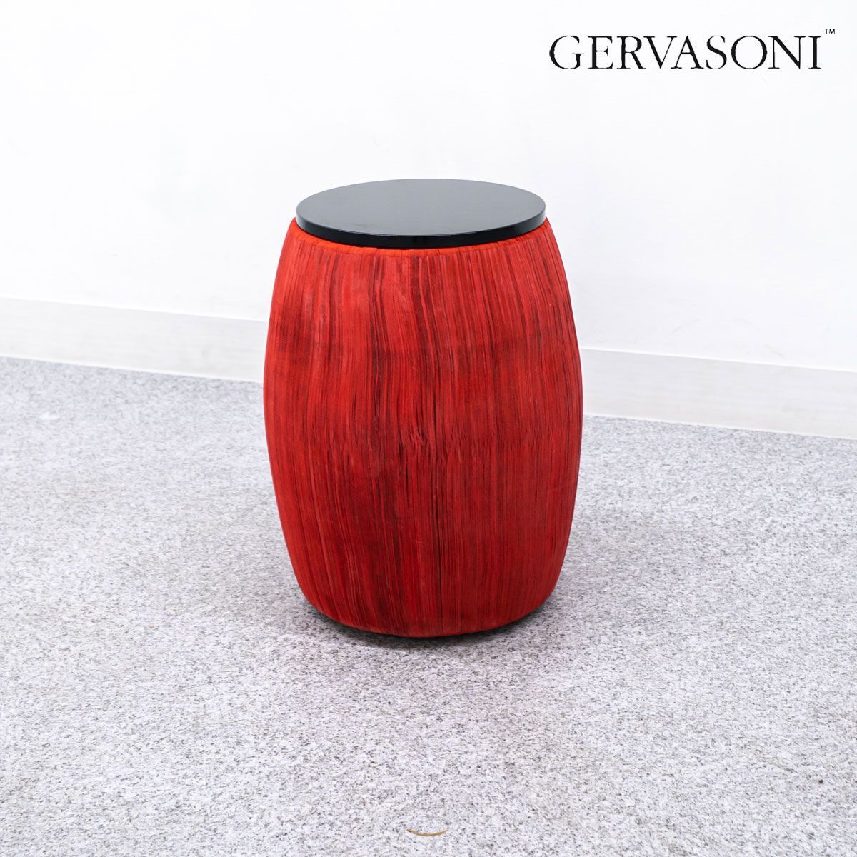 展示品 ジェルバゾーニ NEWS 08 ニュース スツール ロータイプ レッド パオラ ナヴォーネ 定価8万