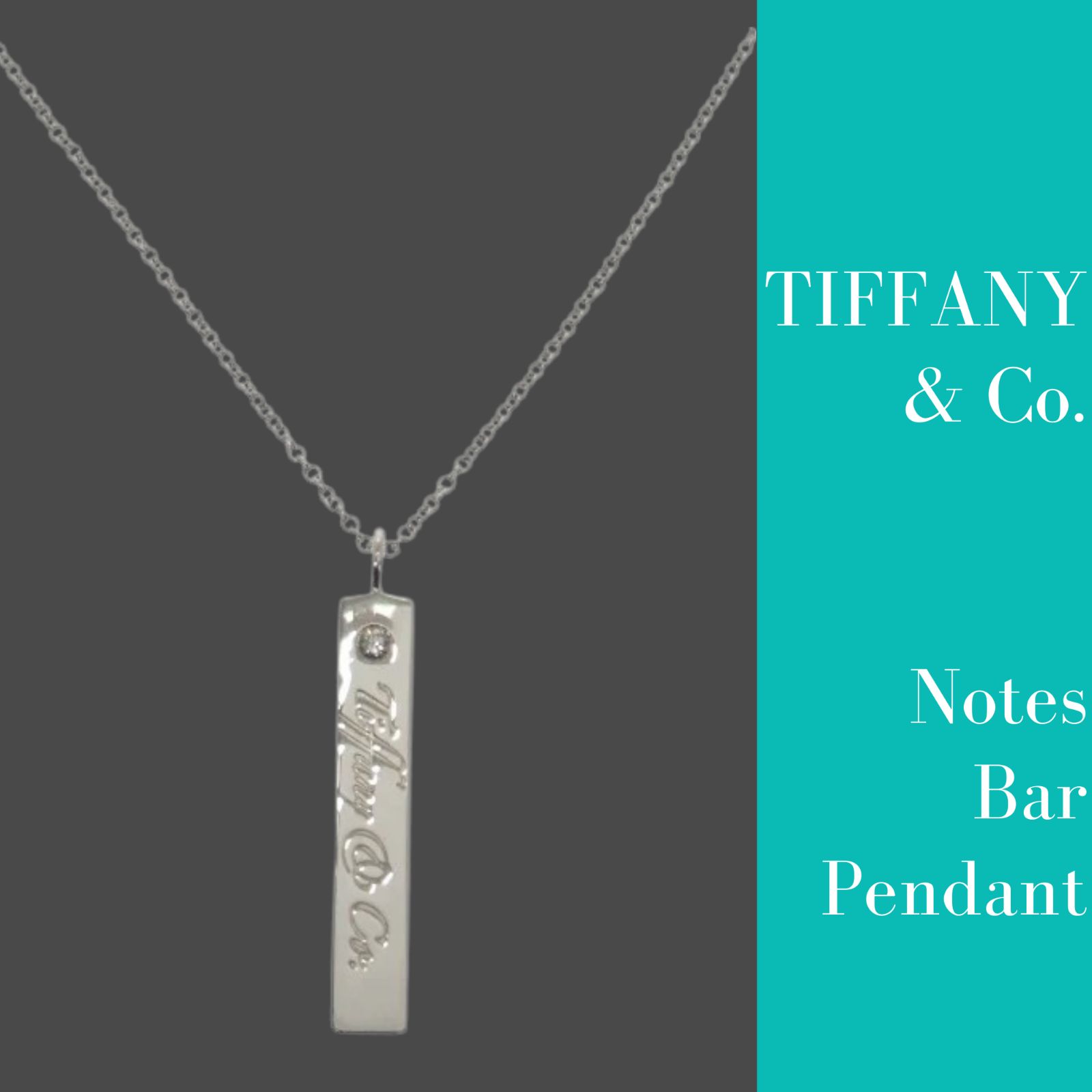 Tiffany & Co. シルバー925 バータイプネックレス