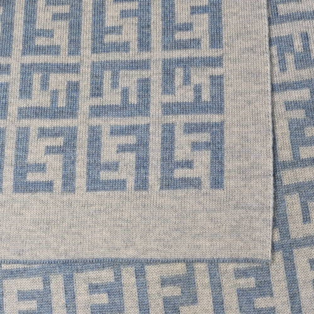 FENDI イタリア製 ズッカ柄 ウール マフラー - メルカリ