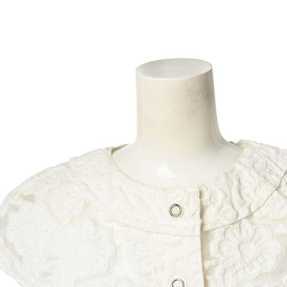 CHANEL 09C P34816V23580 カメリア レース シースルー シャツ ベスト