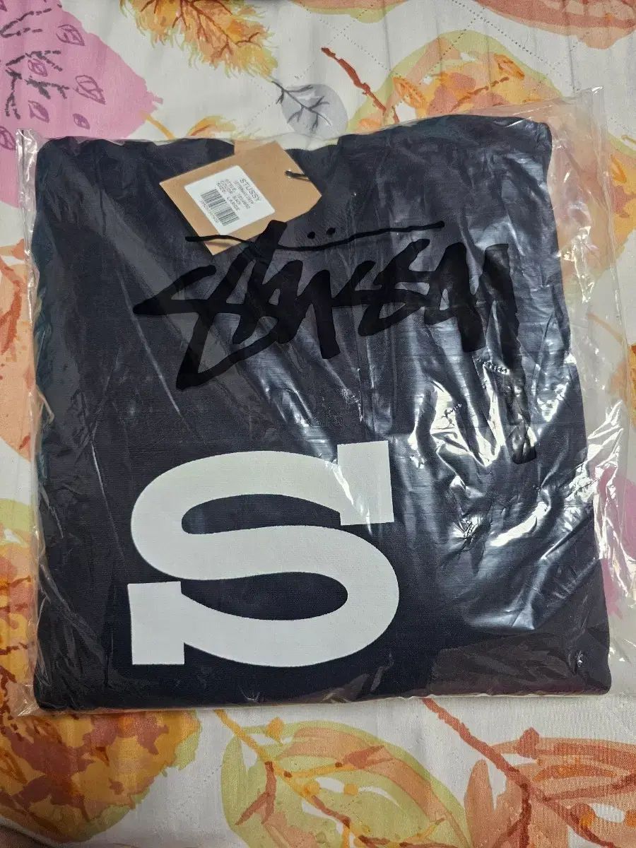 STUSSY S ロゴ ブラック スウェット L