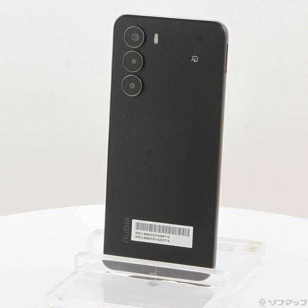 〔 品〕 nubia S 5 G 128 GB ブラック A 403 ZT Y!mobile SIMフリー 196