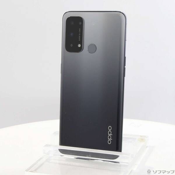 中古品〕 OPPO Reno5 A 128GB シルバーブラック A101OP Y!mobile SIM