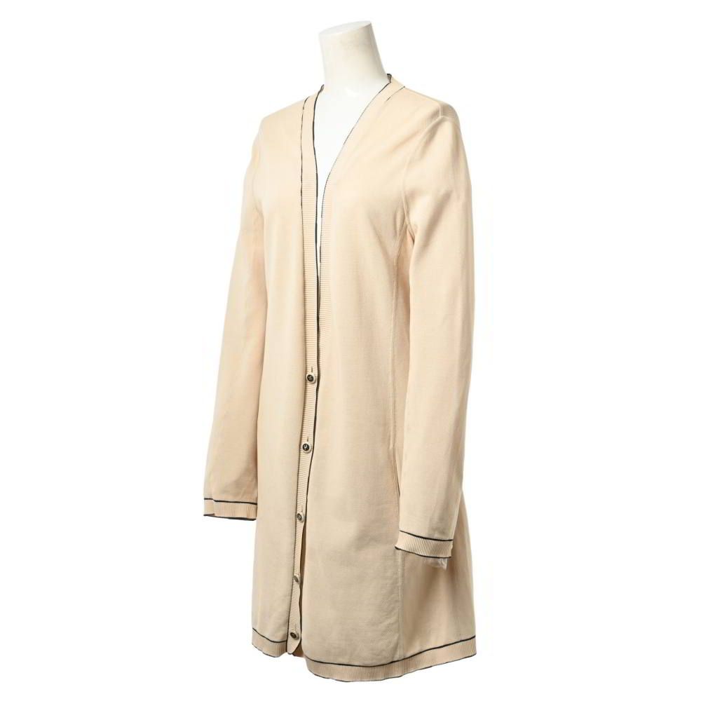 CHANEL P47547K06010 コットン 鹿の子 ニット カーディガン ココマーク