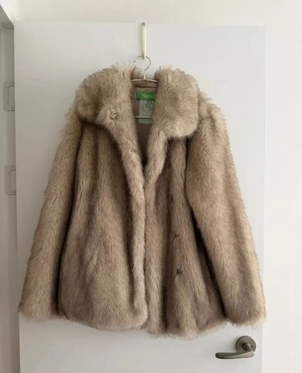 SINOON シヌーン ファー ジャケット アッシュブラウン