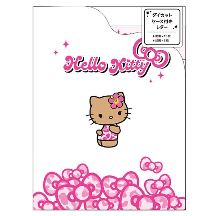 クラックス(CRUX) ハローキティ ダイカットケース付きレター リボン