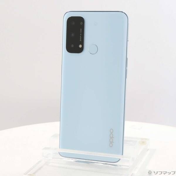 〔 品〕 OPPO Reno 5 A 128 GB アイスブルー 101 OP Y!mobile SIMフリー 344